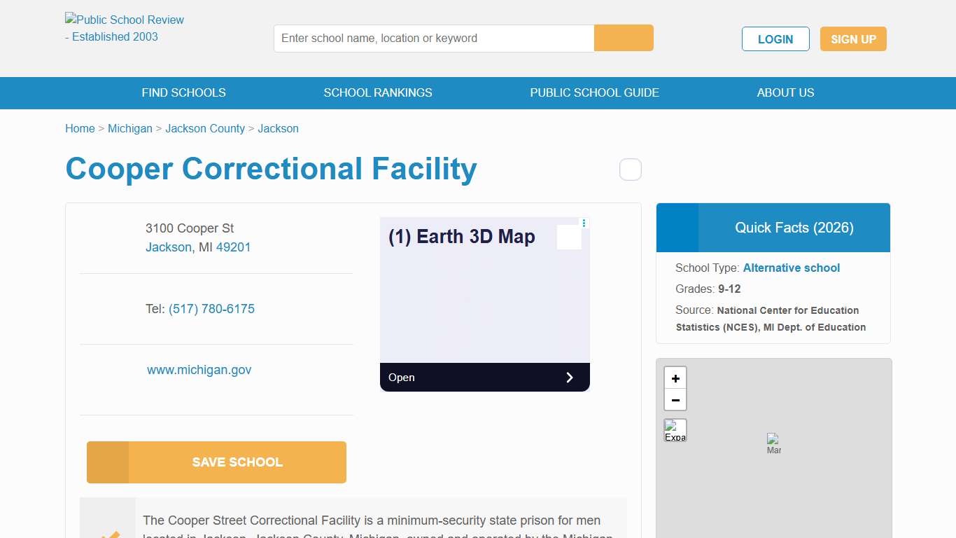 Cooper Correctional Facility (2026 Ranking) - Jackson, MI